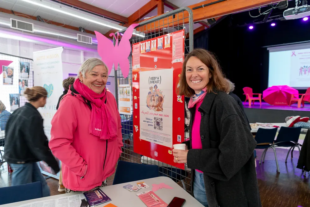 Le stand Yoga de l’énergie à Octobre Rose 2024